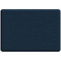 Husă cu suprafață textilă și suport pentru MacBook Pro 16" (A2485 / A2780 / A2991 / A3186 / A3403 / A3428 / A3429) - albastru închis