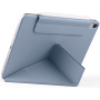 Husă magnetică cu suport origami pentru iPad Air 4 (2020) / Air 5 (2022) / Air 11" (2024-2026) / Pro 11" (2018) - albastru-gri