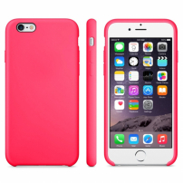 Husă mată, antiderapantă, pentru Apple iPhone 6 / 6S - roz