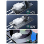 JOYROOM JR-TCF20 Set adaptor de încărcare rapidă cu port USB-C și cablu USB-C la Lightning - 20W - 1 m - alb