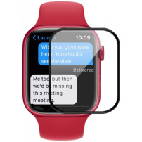 ENKAY folie de protecție cu ramă neagră pentru Apple Watch 41mm