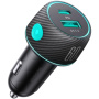 Încărcător auto JOYROOM CCN01 cu porturi USB-C / USB-A - 60W - negru
