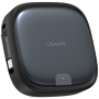 USAMS Set US-SJ650 cu cabluri USB-C retractabile, adaptoare și ac - negru