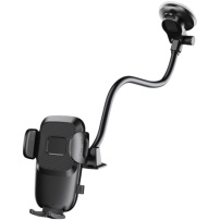 Suport auto flexibil X034 pentru sticla si bord pentru iPhone - negru