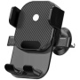 Suport de aerisire auto transparent pentru iPhone - negru