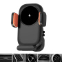 Suport Suport de aerisire auto cu încărcare wireless pentru iPhone - portocaliu-negru