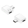 Mini adaptor audio - Lightning la USB-C - alb