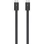 Cablu de date și încărcare original Apple Thunderbolt 5 Pro împletit - USB-C la USB-C - 1 m - negru