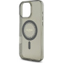 Guess Husă IML Rhinestones Ring cu MagSafe pentru iPhone 16 Pro - gri