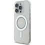 Guess Husă IML Rhinestones Ring cu MagSafe pentru iPhone 16 Pro - transparent