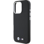 BMW Husă M Kevlar Metal Logo pentru iPhone 16 Pro - neagră