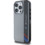 BMW Husă IML Motorsport Vertical Stripe pentru iPhone 16 Pro - gri