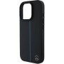 Mercedes Husă Blue Stripe cu MagSafe pentru iPhone 16 Pro - neagră
