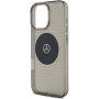 Mercedes Husă Star Pattern cu MagSafe pentru iPhone 16 Pro - gri