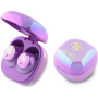 Guess Căști fără fir 4G Logo Mini TWS - violet