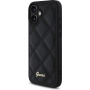Guess Husă matlasată pentru iPhone 16 Plus - neagră