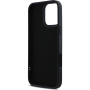 Karl Lagerfeld Husă cu logo sclipici din cauciuc 3D pentru iPhone 16 Pro Max - neagră