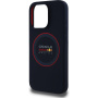 Oracle Red Bull Racing Husă din silicon Red Ring cu MagSafe pentru iPhone 16 Pro - albastru închis