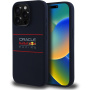 Oracle Red Bull Racing Husă cu logo orizontal cu MagSafe pentru iPhone 15 Pro - albastru închis