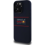 Oracle Red Bull Racing Husă cu logo orizontal cu MagSafe pentru iPhone 15 Pro - albastru închis