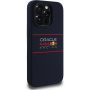 Oracle Red Bull Racing Husă cu logo orizontal cu MagSafe pentru iPhone 15 Pro - albastru închis