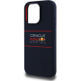 Oracle Red Bull Racing Husă cu logo orizontal cu MagSafe pentru iPhone 15 Pro - albastru închis