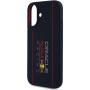 Oracle Red Bull Racing Husă din silicon cu logo vertical cu MagSafe pentru iPhone 16 - albastru închis