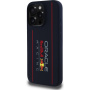 Oracle Red Bull Racing Husă din silicon cu logo vertical cu MagSafe pentru iPhone 16 Pro - albastru închis
