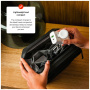 Adaptor de încărcare cu soclu de alimentare FIXED cu porturi USB-C / USB-A și încărcător rabatabil pentru Apple Watch - 33W - alb