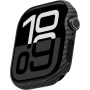 Pitaka Carcasă Air cu model din fibră de carbon pentru ceas Apple 46mm - gri închis