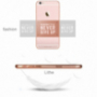 Carcasă de protecţie Baseus, ultra subţire, pentru Apple iPhone 6 / 6s - Never give up - roz-aurie