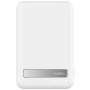 BELKIN Boost Charge Pro Powerbank fără fir MagSafe cu suport și port USB-C - 8.000 mAh - Alb