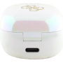 Guess Căști fără fir 4G Logo Mini TWS - alb