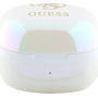 Guess Căști fără fir 4G Logo Mini TWS - alb