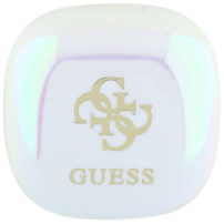 Guess Căști fără fir 4G Logo Mini TWS - alb