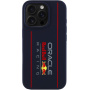 Oracle Red Bull Racing Husă din silicon cu logo vertical cu MagSafe pentru iPhone 16 Pro - albastru închis