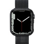 Pitaka Carcasă Air cu model din fibră de carbon pentru ceas Apple 46mm - gri închis