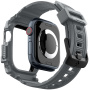 Spigen Carcasă super durabilă Rugged Armor Pro cu curea pentru ceas Apple 46mm - gri