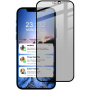 IMAK Super sticlă durabilă Anti-spy securizată pentru iPhone 12 mini - negru