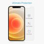 Sticlă securizată 2.5D compatibilă cu huse înlocuibile pentru iPhone 12 / 12 Pro (open edge)
