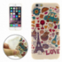 Carcasă din cauciuc, ramă transparentă, pentru iPhone 6 / 6S – Paris