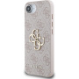 Guess 4G Metal Logo husă pentru iPhone 16e / 17e - roz