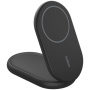 BELKIN Boost Charge Qi2 2-în-1 Suport magnetic pliabil de încărcare wireless pentru iPhone / AirPods - 15W - negru