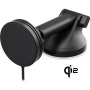 iOttie Suport auto magnetic Velox Mini Qi2 pentru sticla si bord cu incarcare wireless pentru iPhone - negru