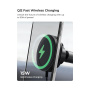 iOttie Suport auto magnetic Velox Mini Qi2 pentru sticla si bord cu incarcare wireless pentru iPhone - negru