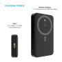 FIXED MagZen 10 Pro Powerbank wireless MagSafe cu suport și port USB-C - 10.000 mAh - negru