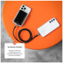FIXED MagZen 10 Pro Powerbank wireless MagSafe cu suport și port USB-C - 10.000 mAh - negru