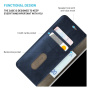 FIXED Opus husă flip pentru iPhone 16e / 17e - albastru închis