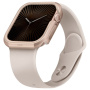 Carcasă metalică UNIQ Valencia pentru Apple Watch 42mm (Seriile 10 / 11) - roz-auriu