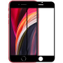 Sticlă securizată 2.5D full cover pentru iPhone SE (2020/2022) - ramă neagră